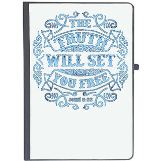                       UDNAG Ruled Notebook Diary 'The Truth | The Truth Will Set You Free', [A5 80Pages 80GSM]                                              