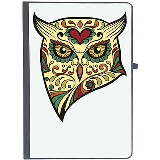                      UDNAG Ruled Notebook Diary 'Illustration | Owl illustration', [A5 80Pages 80GSM]                                              