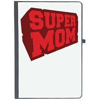                       UDNAG Ruled Notebook Diary 'Mother, red | Super Mom', [A5 80Pages 80GSM]                                              