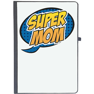                       UDNAG Ruled Notebook Diary 'Mom, yellow | Super Mom', [A5 80Pages 80GSM]                                              