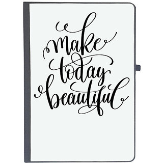                       UDNAG Ruled Notebook Diary 'Phrases | Make today Beautiful', [A5 80Pages 80GSM]                                              