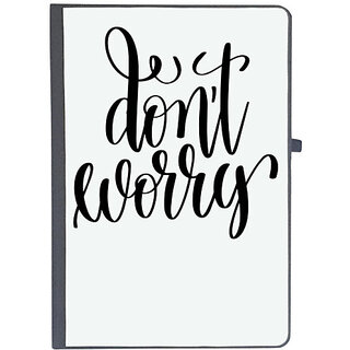                       UDNAG Ruled Notebook Diary 'Dont worry', [A5 80Pages 80GSM]                                              