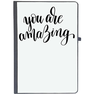                       UDNAG Ruled Notebook Diary 'Amazing | You are amazing', [A5 80Pages 80GSM]                                              