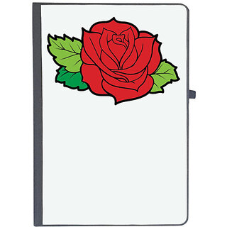                       UDNAG Ruled Notebook Diary 'Flower | Rose', [A5 80Pages 80GSM]                                              