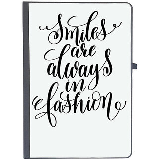                       UDNAG Ruled Notebook Diary 'Smile & Fasion | Smileys are always in fashion', [A5 80Pages 80GSM]                                              