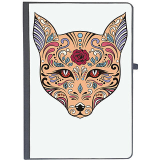                       UDNAG Ruled Notebook Diary 'Illustration | Fox Head illustration', [A5 80Pages 80GSM]                                              