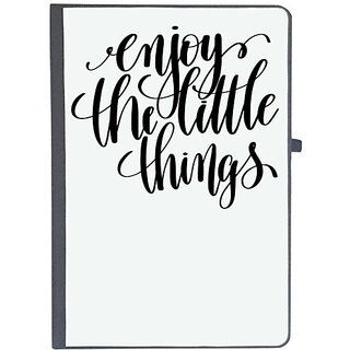                       UDNAG Ruled Notebook Diary 'Enjoy the little things', [A5 80Pages 80GSM]                                              
