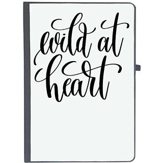                       UDNAG Ruled Notebook Diary 'Calligraphy | Wild at Heart', [A5 80Pages 80GSM]                                              