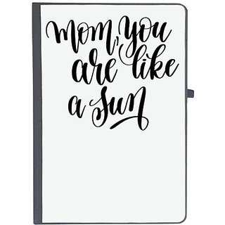                       UDNAG Ruled Notebook Diary 'Mom | Mom you are like a sun', [A5 80Pages 80GSM]                                              