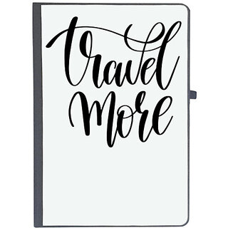                       UDNAG Ruled Notebook Diary 'Travel more', [A5 80Pages 80GSM]                                              