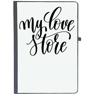                       UDNAG Ruled Notebook Diary 'My love store', [A5 80Pages 80GSM]                                              