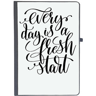                       UDNAG Ruled Notebook Diary 'Every Day is fresh start', [A5 80Pages 80GSM]                                              
