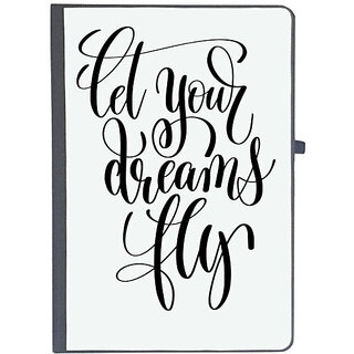                       UDNAG Ruled Notebook Diary 'Let your dreams fly', [A5 80Pages 80GSM]                                              