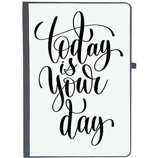                       UDNAG Ruled Notebook Diary 'Today is your day', [A5 80Pages 80GSM]                                              