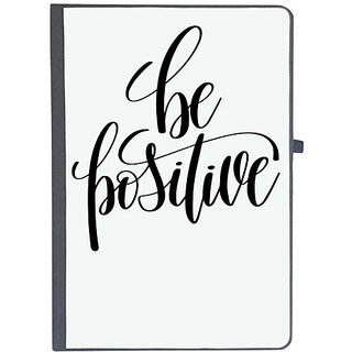                       UDNAG Ruled Notebook Diary 'Be positive', [A5 80Pages 80GSM]                                              