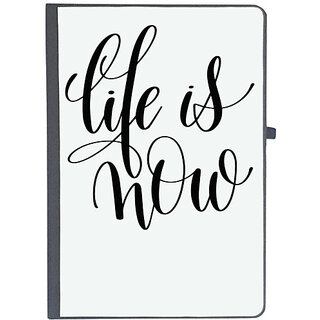                       UDNAG Ruled Notebook Diary 'Life is now', [A5 80Pages 80GSM]                                              