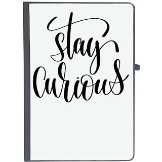                       UDNAG Ruled Notebook Diary 'Stay Curious', [A5 80Pages 80GSM]                                              