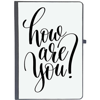                       UDNAG Ruled Notebook Diary 'How are you ?', [A5 80Pages 80GSM]                                              