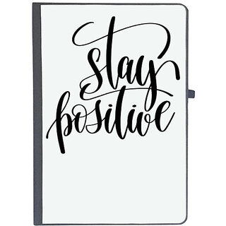                       UDNAG Ruled Notebook Diary 'Stay Positive', [A5 80Pages 80GSM]                                              