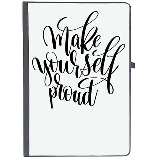                       UDNAG Ruled Notebook Diary 'Make Yourself Proud', [A5 80Pages 80GSM]                                              