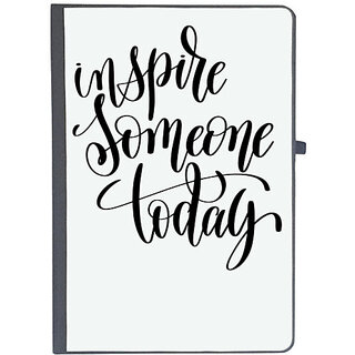                       UDNAG Ruled Notebook Diary 'Inspire Someone today', [A5 80Pages 80GSM]                                              