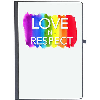                       UDNAG Ruled Notebook Diary 'LGBTQ | Love and Respect', [A5 80Pages 80GSM]                                              