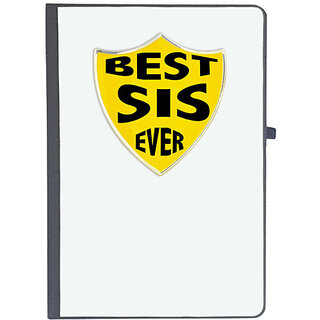                       UDNAG Ruled Notebook Diary 'Rakshabandhan | Best Sis Ever', [A5 80Pages 80GSM]                                              