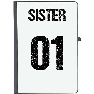                       UDNAG Ruled Notebook Diary 'Rakshabandhan | Sister Number 01', [A5 80Pages 80GSM]                                              
