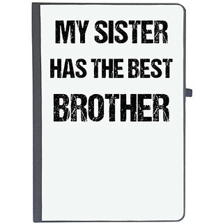                       UDNAG Ruled Notebook Diary 'Rakshabandhan | My Sister Has The Best Brother', [A5 80Pages 80GSM]                                              