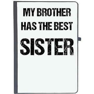                       UDNAG Ruled Notebook Diary 'Rakshabandhan | My Brother Has The Best Sister', [A5 80Pages 80GSM]                                              