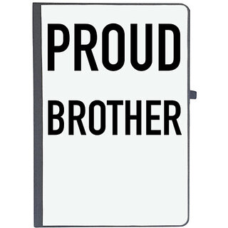                       UDNAG Ruled Notebook Diary 'Rakshabandhan | Proud Brother', [A5 80Pages 80GSM]                                              