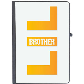                       UDNAG Ruled Notebook Diary 'Rakshabandhan | LIL Brother', [A5 80Pages 80GSM]                                              