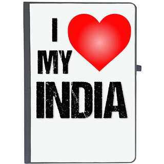                       UDNAG Ruled Notebook Diary 'INDIA I love My INDIA', [A5 80Pages 80GSM]                                              