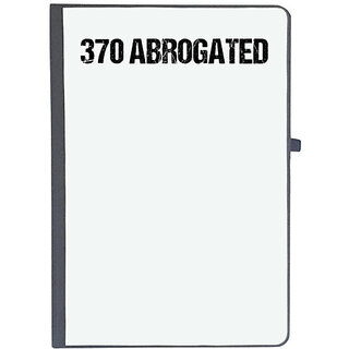                       UDNAG Ruled Notebook Diary 'Jammu & Kashmir | 370 Abrogated', [A5 80Pages 80GSM]                                              