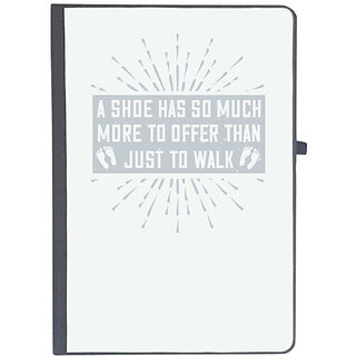                       UDNAG Ruled Notebook Diary 'Walking | A shade has so much more to offer than just to walk', [A5 80Pages 80GSM]                                              