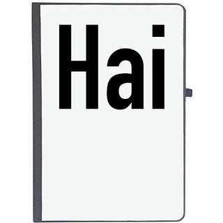                       UDNAG Ruled Notebook Diary 'Hai', [A5 80Pages 80GSM]                                              