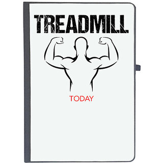                      UDNAG Ruled Notebook Diary 'Gym | Treadmill', [A5 80Pages 80GSM]                                              