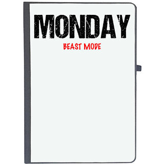                       UDNAG Ruled Notebook Diary 'Beast Mode | Monday Beast mode', [A5 80Pages 80GSM]                                              