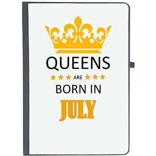                       UDNAG Ruled Notebook Diary 'Birthday | Queens are born in July', [A5 80Pages 80GSM]                                              