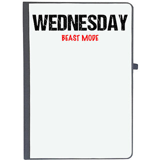                       UDNAG Ruled Notebook Diary 'Beast Mode | Wednesday Beast mode', [A5 80Pages 80GSM]                                              