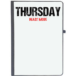                       UDNAG Ruled Notebook Diary 'Beast Mode | Thursday Beast mode', [A5 80Pages 80GSM]                                              