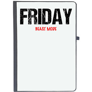                       UDNAG Ruled Notebook Diary 'Beast Mode | Friday Beast mode', [A5 80Pages 80GSM]                                              
