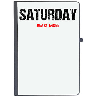                       UDNAG Ruled Notebook Diary 'Beast Mode | Saturday Beast mode', [A5 80Pages 80GSM]                                              