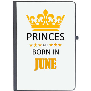                       UDNAG Ruled Notebook Diary 'Birthday | Princes are born in Jun', [A5 80Pages 80GSM]                                              