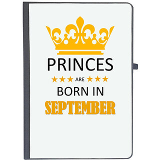                       UDNAG Ruled Notebook Diary 'Birthday | Princes are born in September', [A5 80Pages 80GSM]                                              