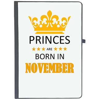                       UDNAG Ruled Notebook Diary 'Birthday | Princes are born in November', [A5 80Pages 80GSM]                                              
