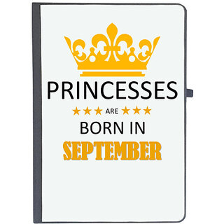                       UDNAG Ruled Notebook Diary 'Birthday | Princesses are born in September', [A5 80Pages 80GSM]                                              