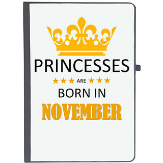                       UDNAG Ruled Notebook Diary 'Birthday | Princesses are born in November', [A5 80Pages 80GSM]                                              