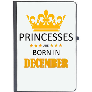                       UDNAG Ruled Notebook Diary 'Birthday | Princesses are born in December', [A5 80Pages 80GSM]                                              