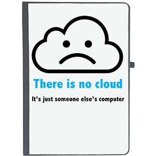                       UDNAG Ruled Notebook Diary 'Coder | There is no cloud its just someone else's computer', [A5 80Pages 80GSM]                                              